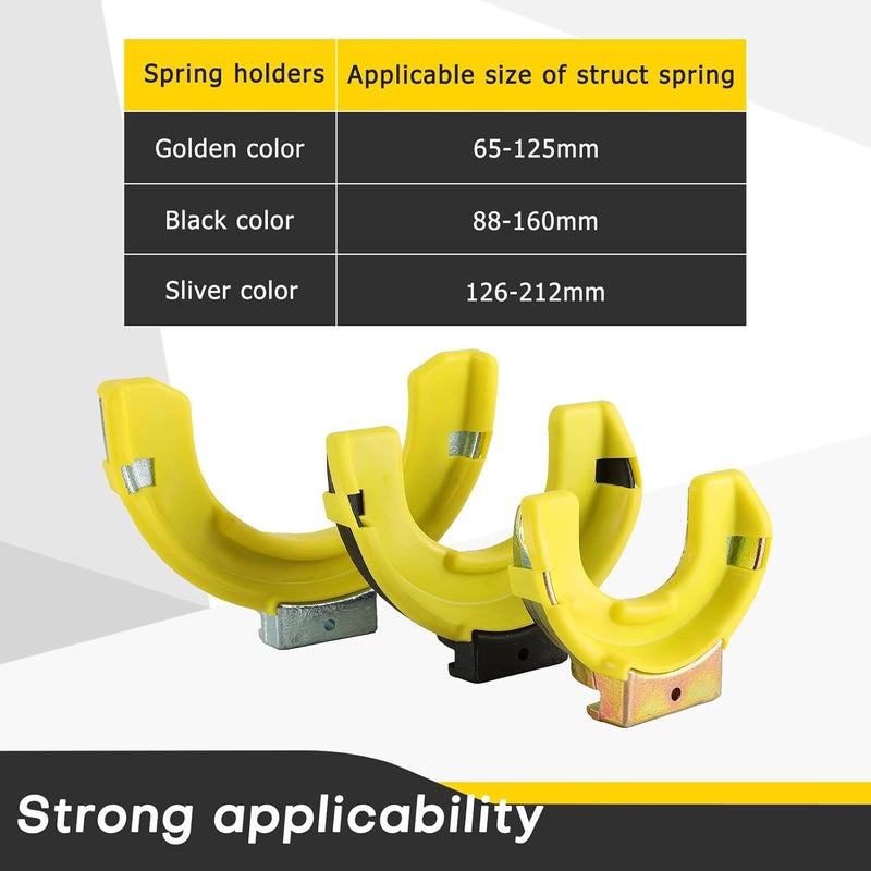 Acymner Interchangeable Fork Strut Macpherson Spring Compressor Kit Universal Coil Extractor Tool Set - Image 3